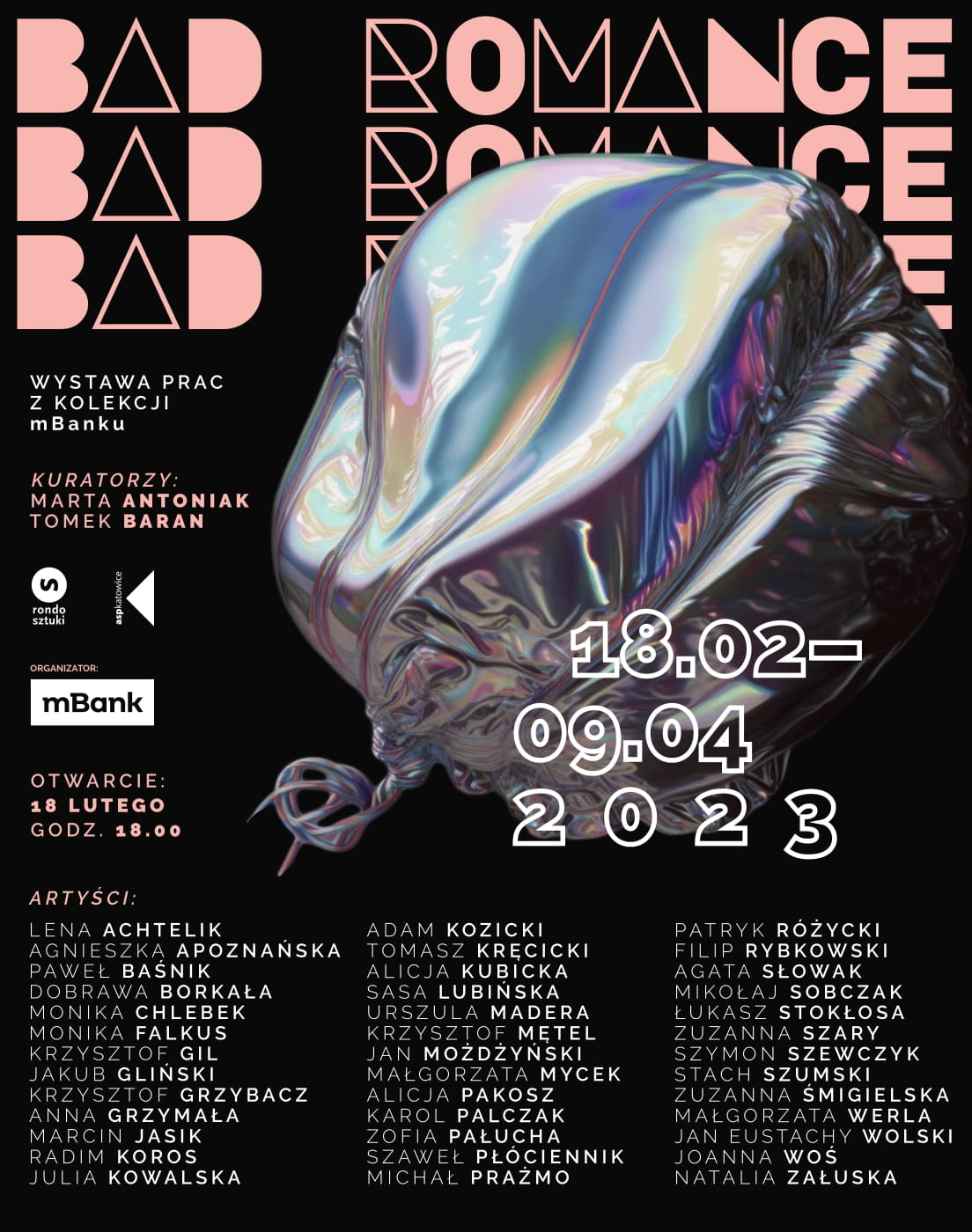 Od 18 lutego zapraszamy do oglądania wystawy Bad Romance  w Galerii Rondo Sztuki w Katowicach